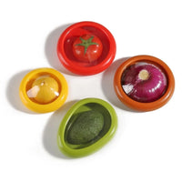 FreshSeal™ Wiederverwendbare Deckel für geschnittenes Obst und Gemüse (x4)