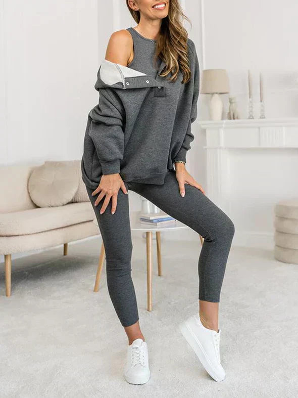 Romy™ - Bequemes und lässiges dreiteiliges Set