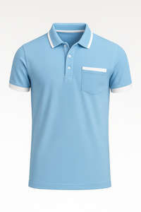 Rue | Elegantes Herren-Polo mit Kontrast-Details