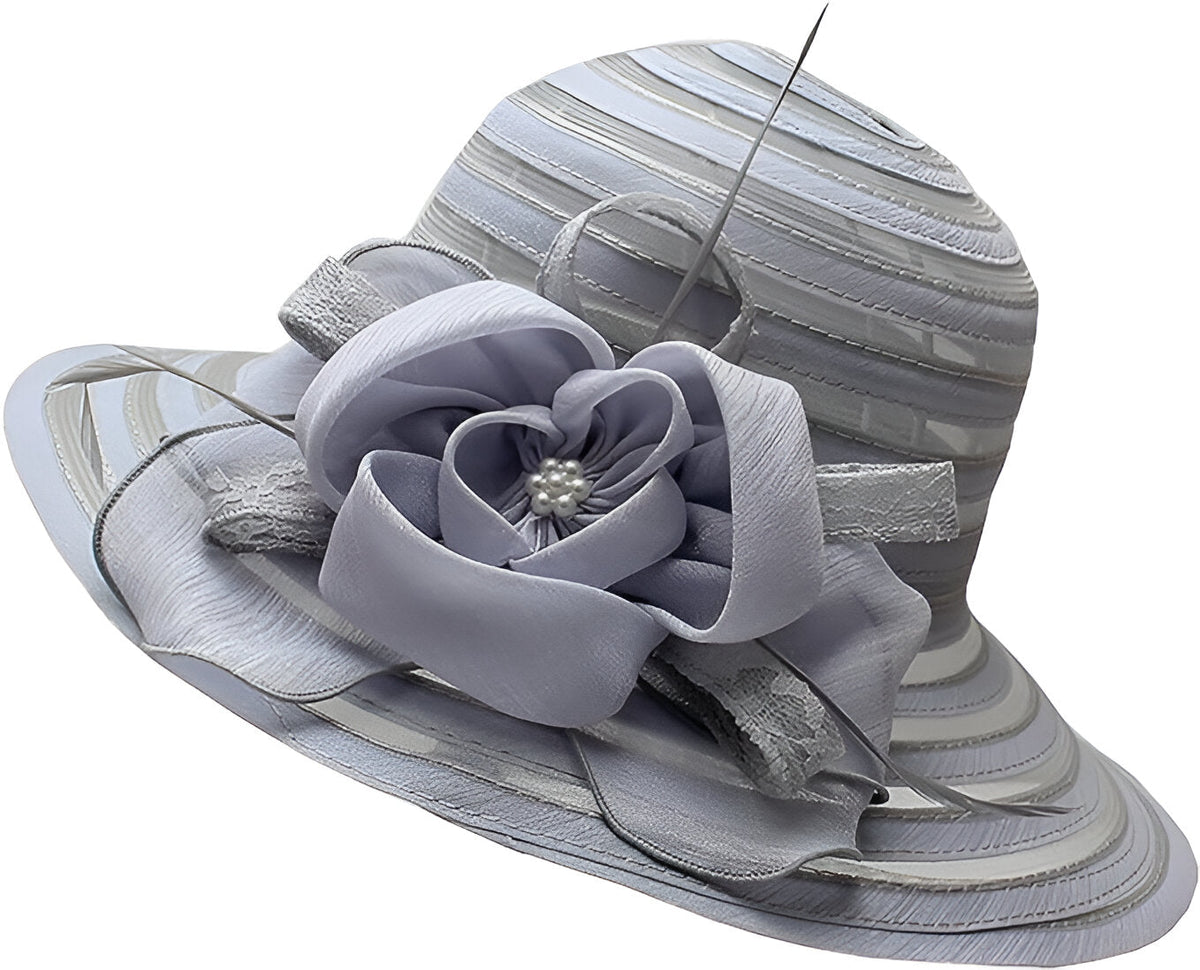 Damen-Organza-Sonnenhut - Eleganter Sonnenschutz