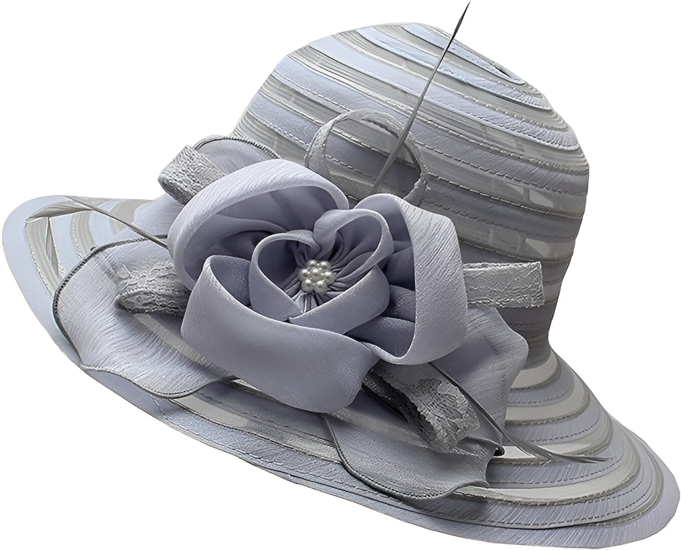 Damen-Organza-Sonnenhut - Eleganter Sonnenschutz