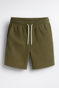Milan | Freizeit-Shorts aus Cord mit Kordelzug