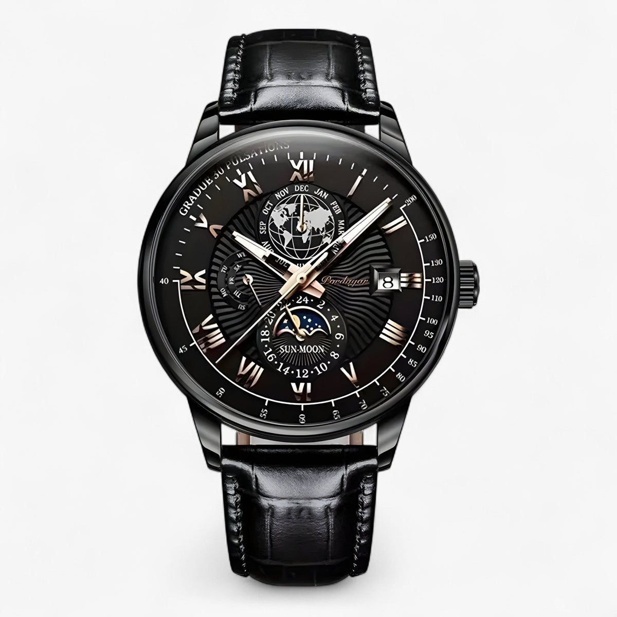 PhaseClock™ - Luxusmechanisches Armbanduhr für Männer
