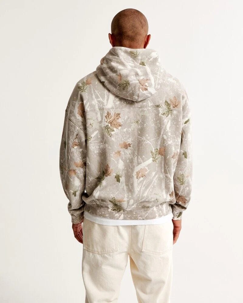 Kuscheliger Kapuzenpullover mit Rückenprint – Love