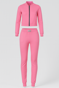 Visilisa | Damen Freizeit-Trainingsanzug mit Zip-Jacke und Jogginghose