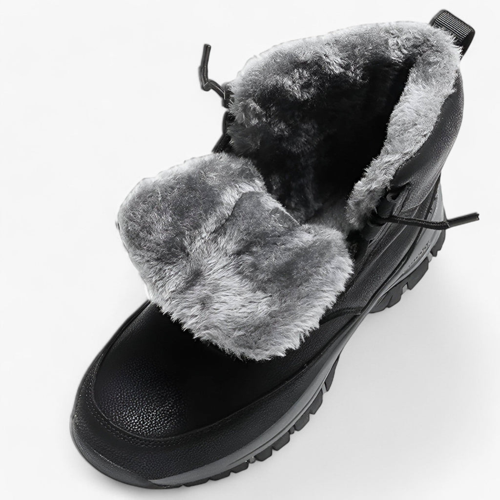 Jacob | Wasserdichte Lederstiefel für Schnee – Extrem warm und praktisch für Männer