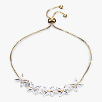 Zirkonia-Blüte | Charm-Armband - Elegantes Blumendesign