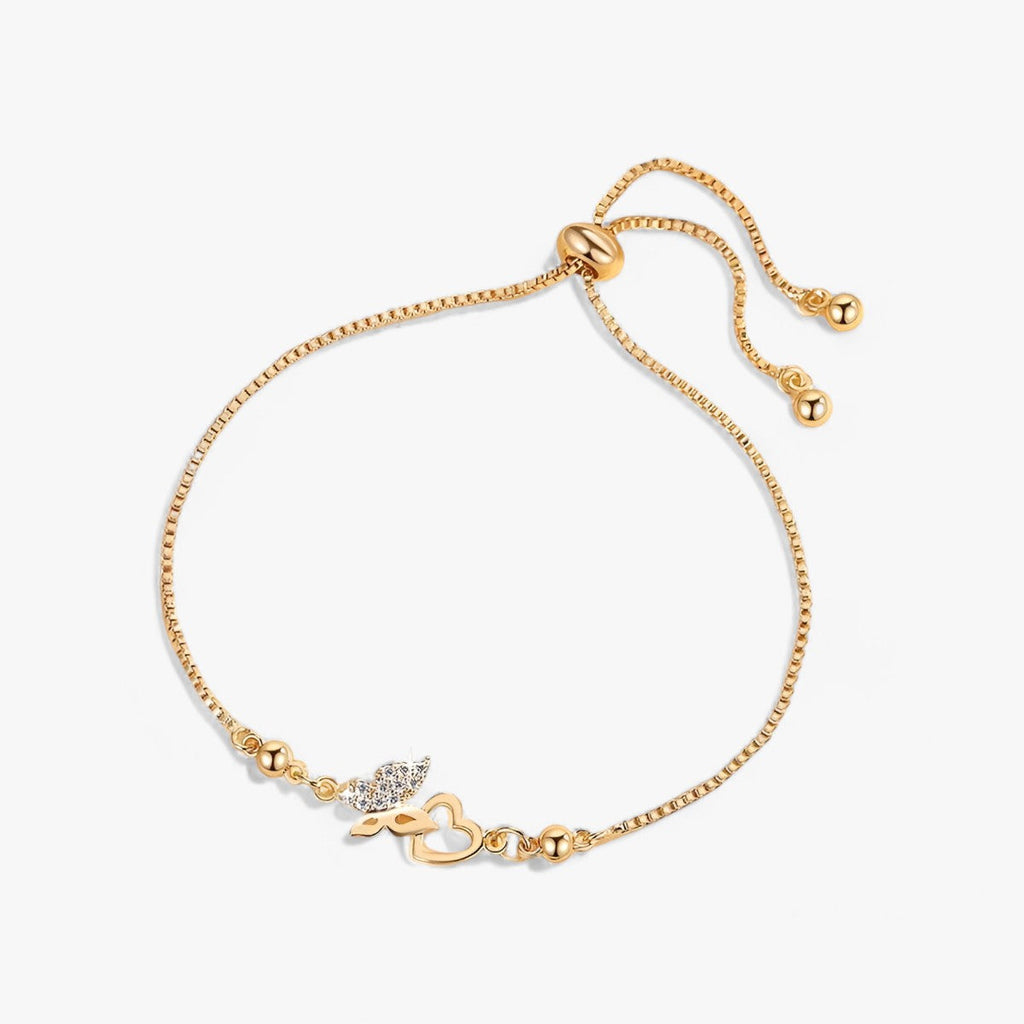 Zirkon-Schmetterling | Armband - Graziös und Zart