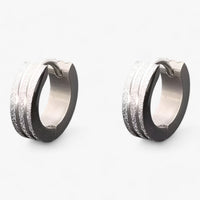 Mattierte Ohrringe – Coole Gothic