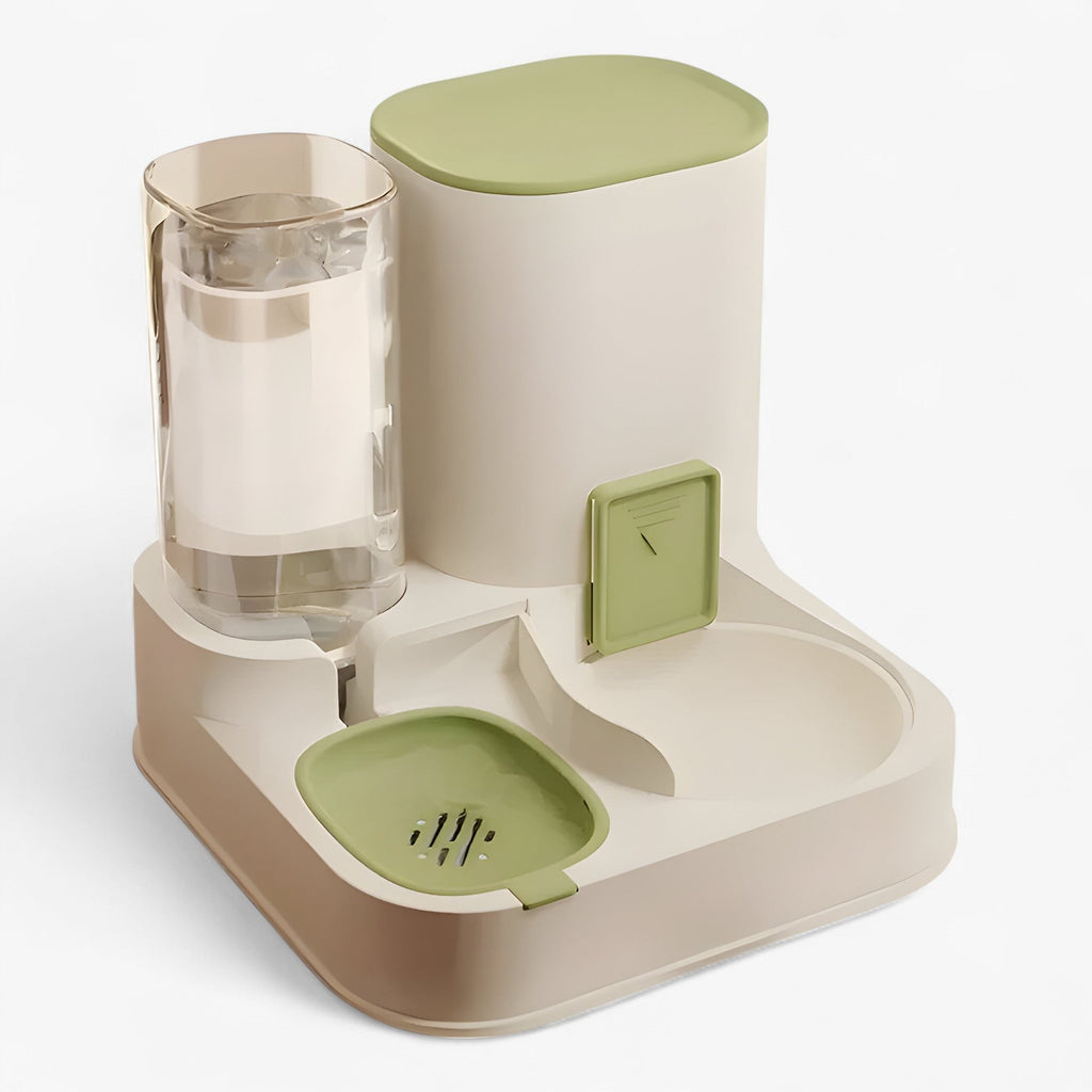 PETLUX | Haustier-Spender mit Wasserspeicher - Einfach und Effektiv für Vielbeschäftigte Haustierbesitzer