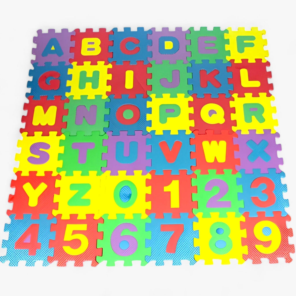 Mini Schaumstoffbuchstaben und -zahlen für Kleinkinder - Spielerisches Lernen und Sichere Spielzeit