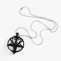 Halskette mit Pentagramm-Anhänger – Vintage-Charme