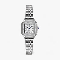 Rosa | Edelstahl-Uhr - Eleganz & Komfort
