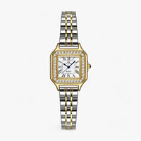 Rosa | Edelstahl-Uhr - Eleganz & Komfort