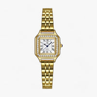 Rosa | Edelstahl-Uhr - Eleganz & Komfort