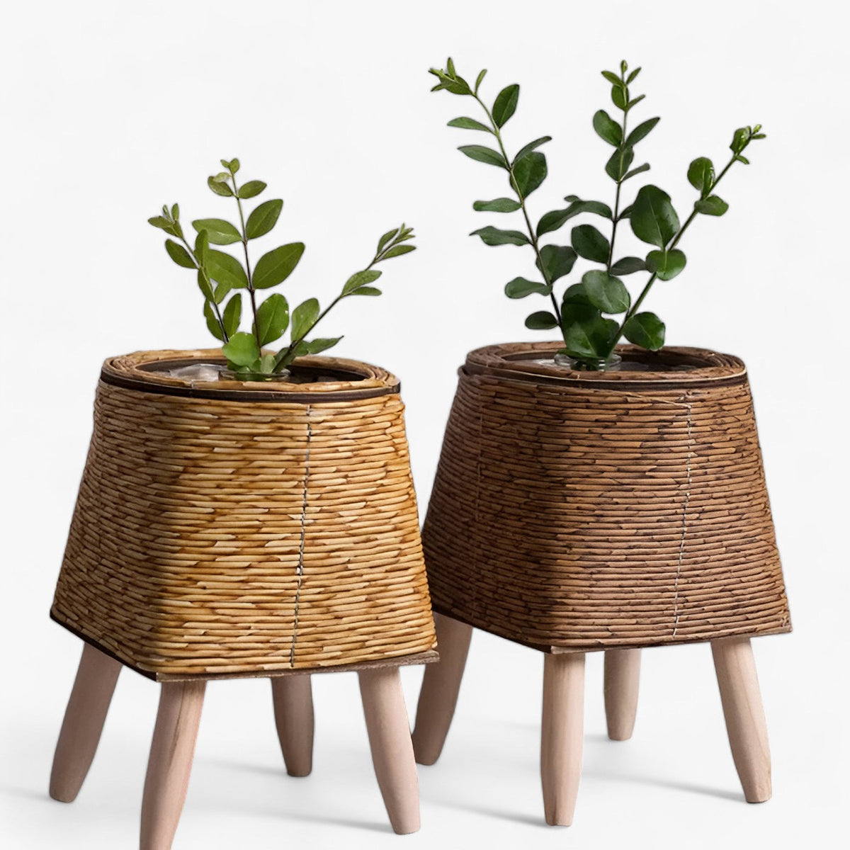 Rattan-Oase | Stilvoller Übertopf - Vielseitige Wohnkultur