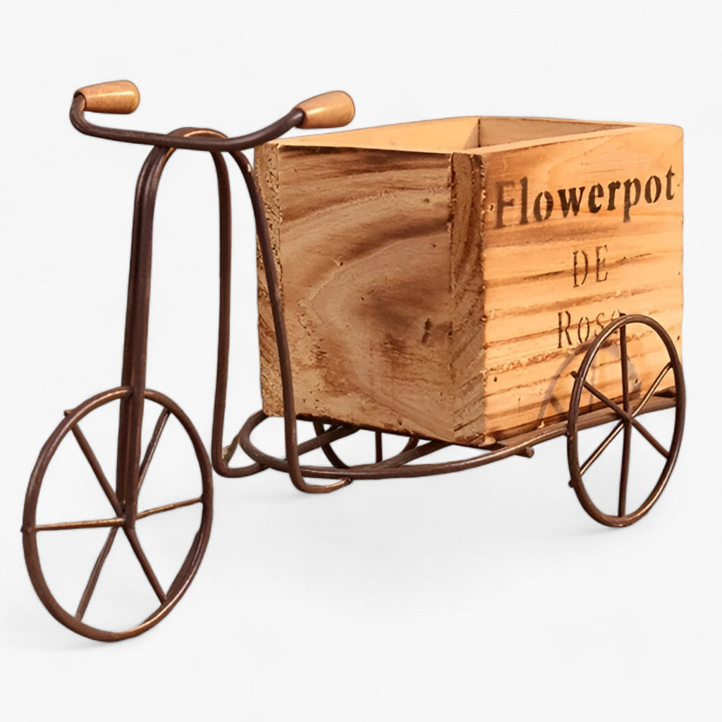 PedalBlüte | Retro-Blumentopf - Verspielte Sukkulentenausstellung