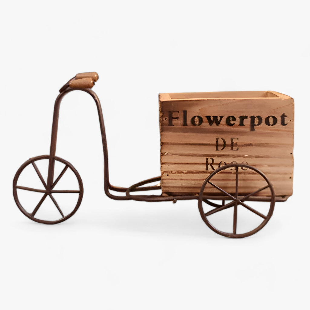 PedalBlüte | Retro-Blumentopf - Verspielte Sukkulentenausstellung
