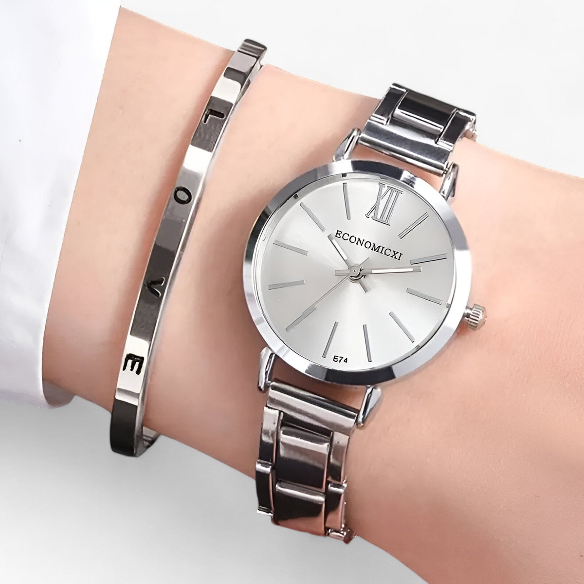 Eloise | Digitale Legierungsarmbanduhr - Stilvolles Design für zeitlose Eleganz