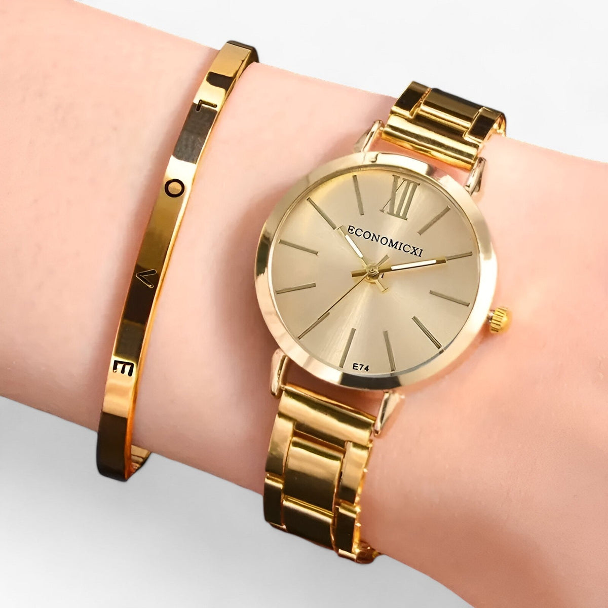 Eloise | Digitale Legierungsarmbanduhr - Stilvolles Design für zeitlose Eleganz