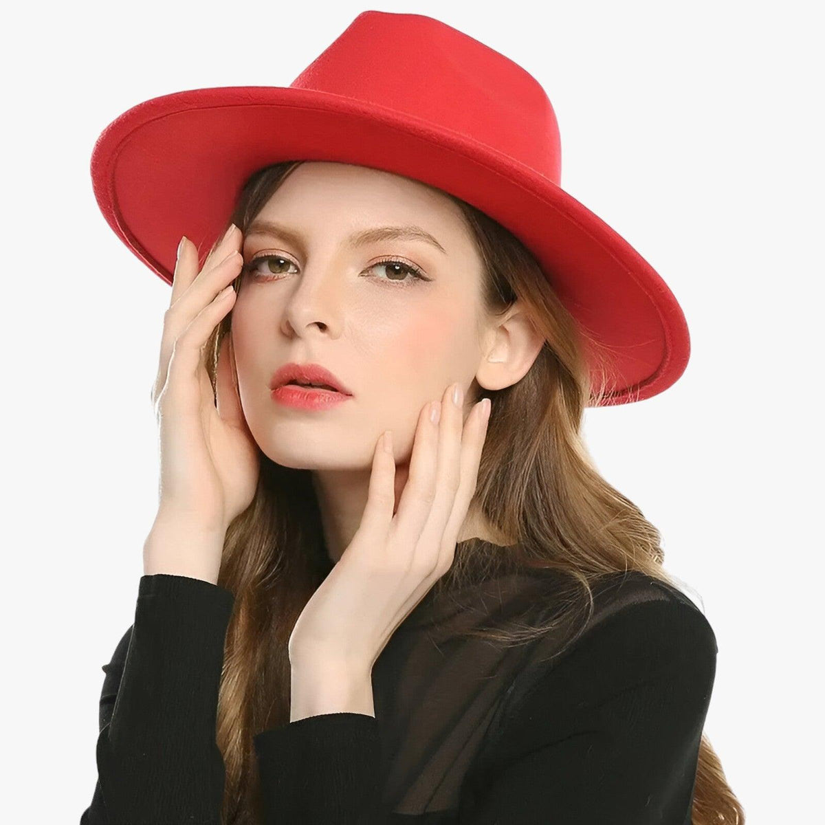 Alexis | Unisex Vintage Woll Fedora - Zeitlose Stil für Kaltes Wetter