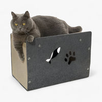 Kratz- und Ruheplatz für Katzen - Perfekte Kombination aus Komfort und Spiel
