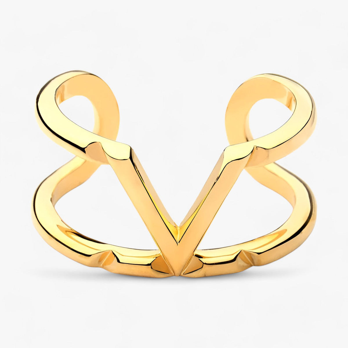 Minimalistisches Hohles "V"-Armband - Schlanker und Vielseitiger Stil