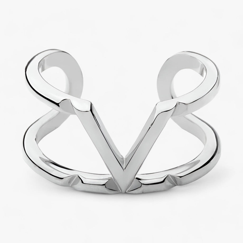 Minimalistisches Hohles "V"-Armband - Schlanker und Vielseitiger Stil