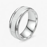 Robuster Titanstahl-Ring - Perfekt, um Ihren Alltagslook aufzuwerten