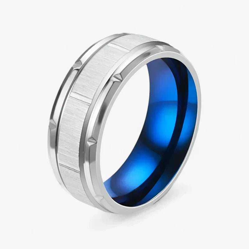 Robuster Titanstahl-Ring - Perfekt, um Ihren Alltagslook aufzuwerten
