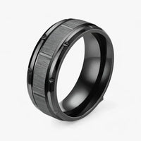 Robuster Titanstahl-Ring - Perfekt, um Ihren Alltagslook aufzuwerten