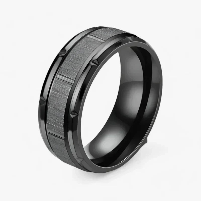 Robuster Titanstahl-Ring - Perfekt, um Ihren Alltagslook aufzuwerten
