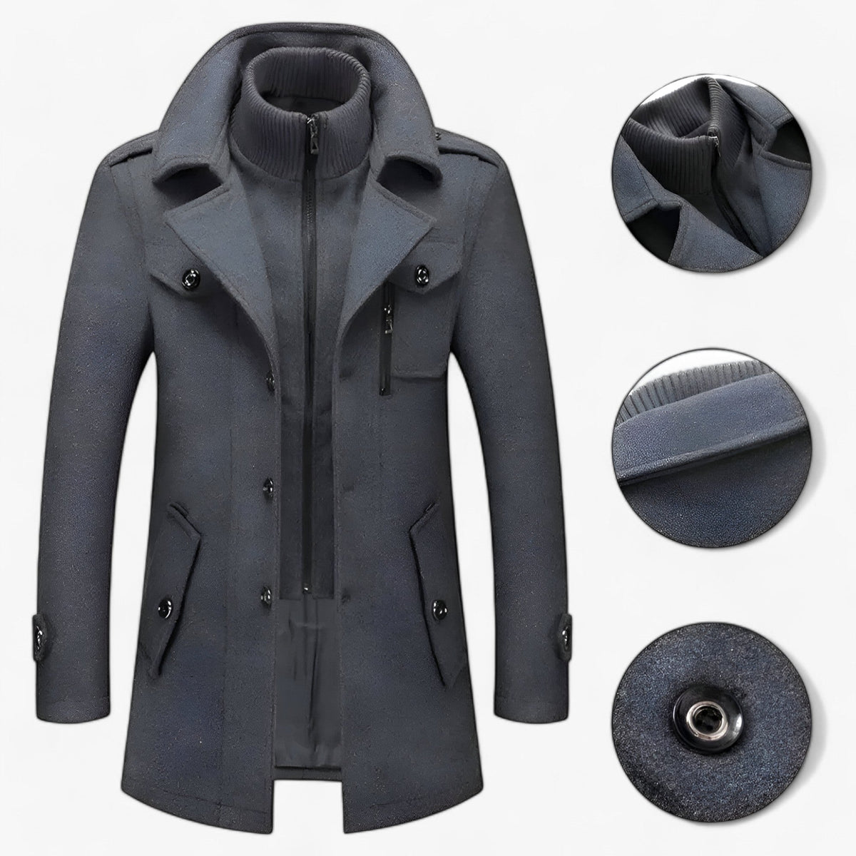 Grant | Langer Wetterschutzjacke - Schutz und Stil