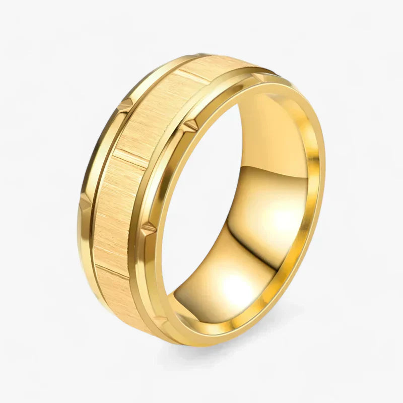 Robuster Titanstahl-Ring - Perfekt, um Ihren Alltagslook aufzuwerten