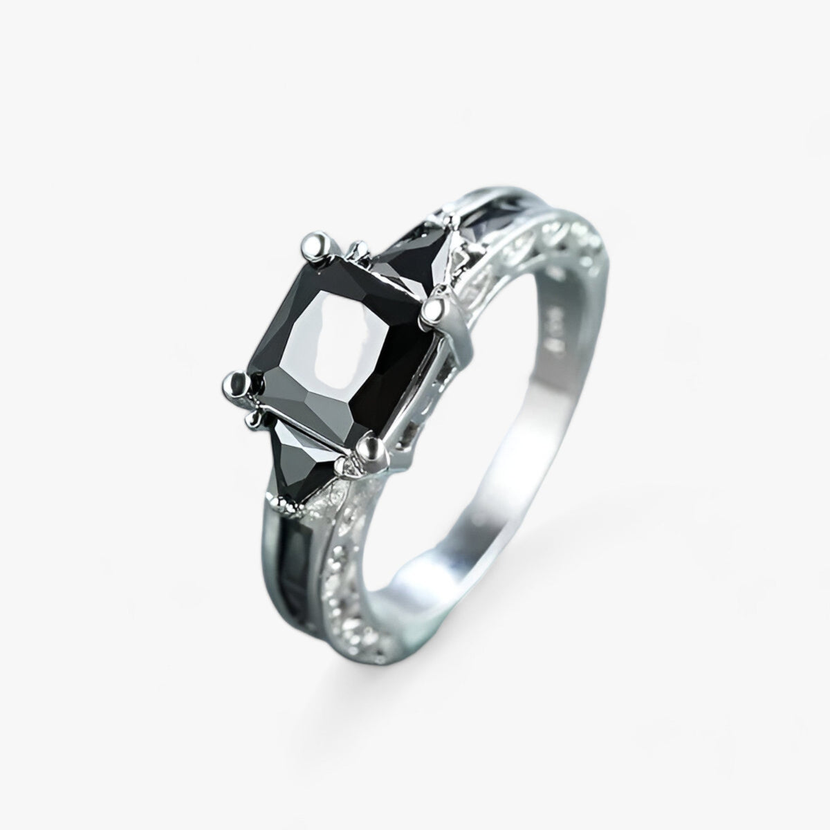 Ring mit Prinzessschliff - Luxuriöser Glanz