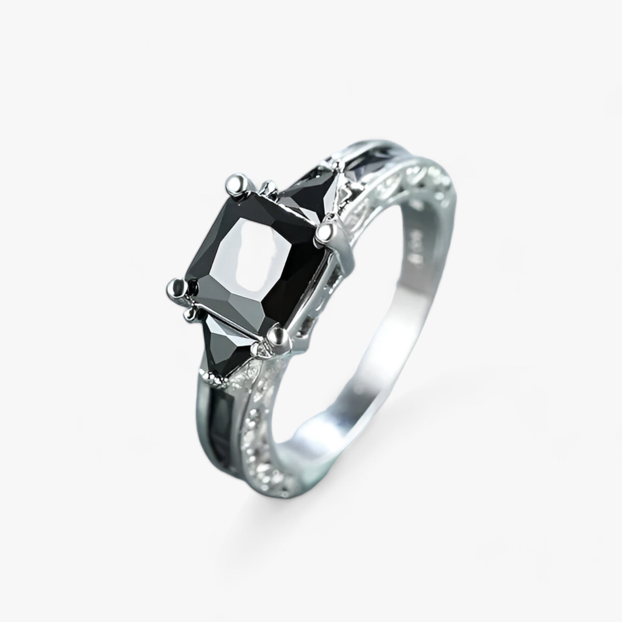 Ring mit Prinzessschliff - Luxuriöser Glanz