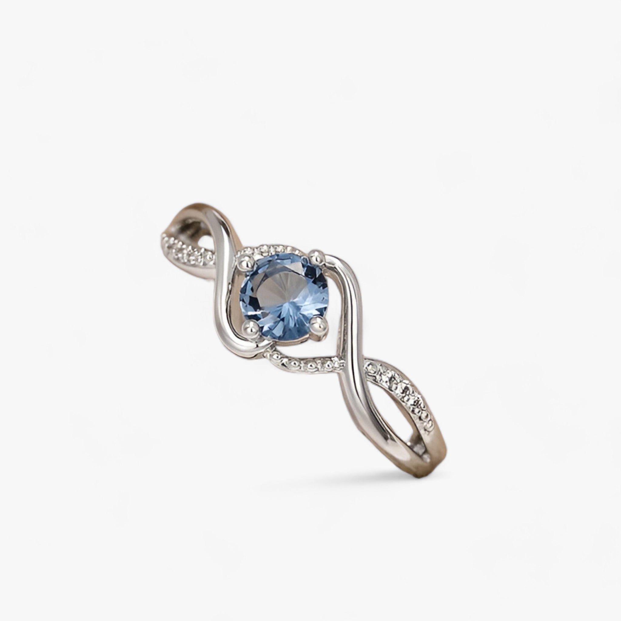 Charmanter blauer Ring - Müheloser Glamour