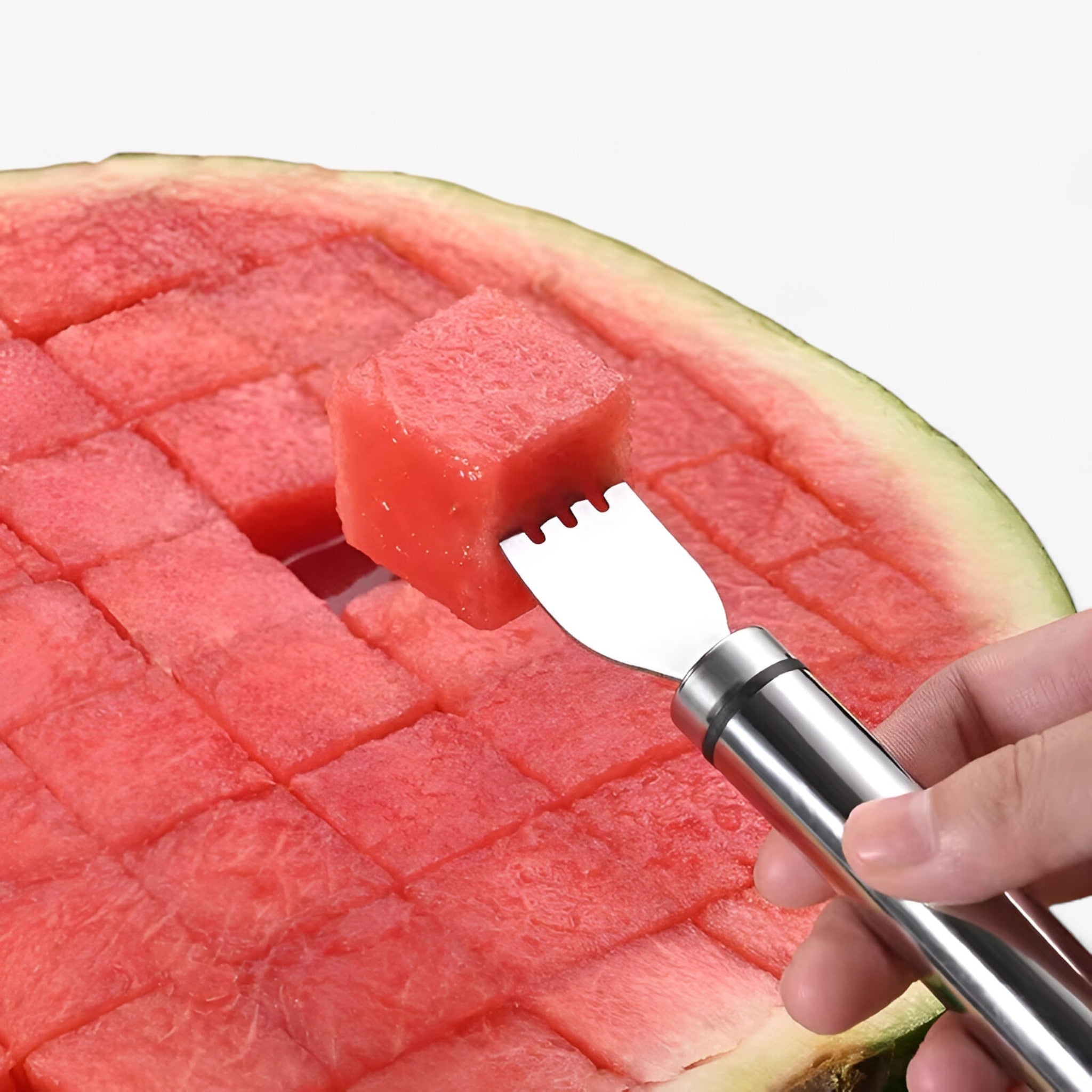 Edelstahl-Wassermelonen-Schneider - Müheloses Schneiden