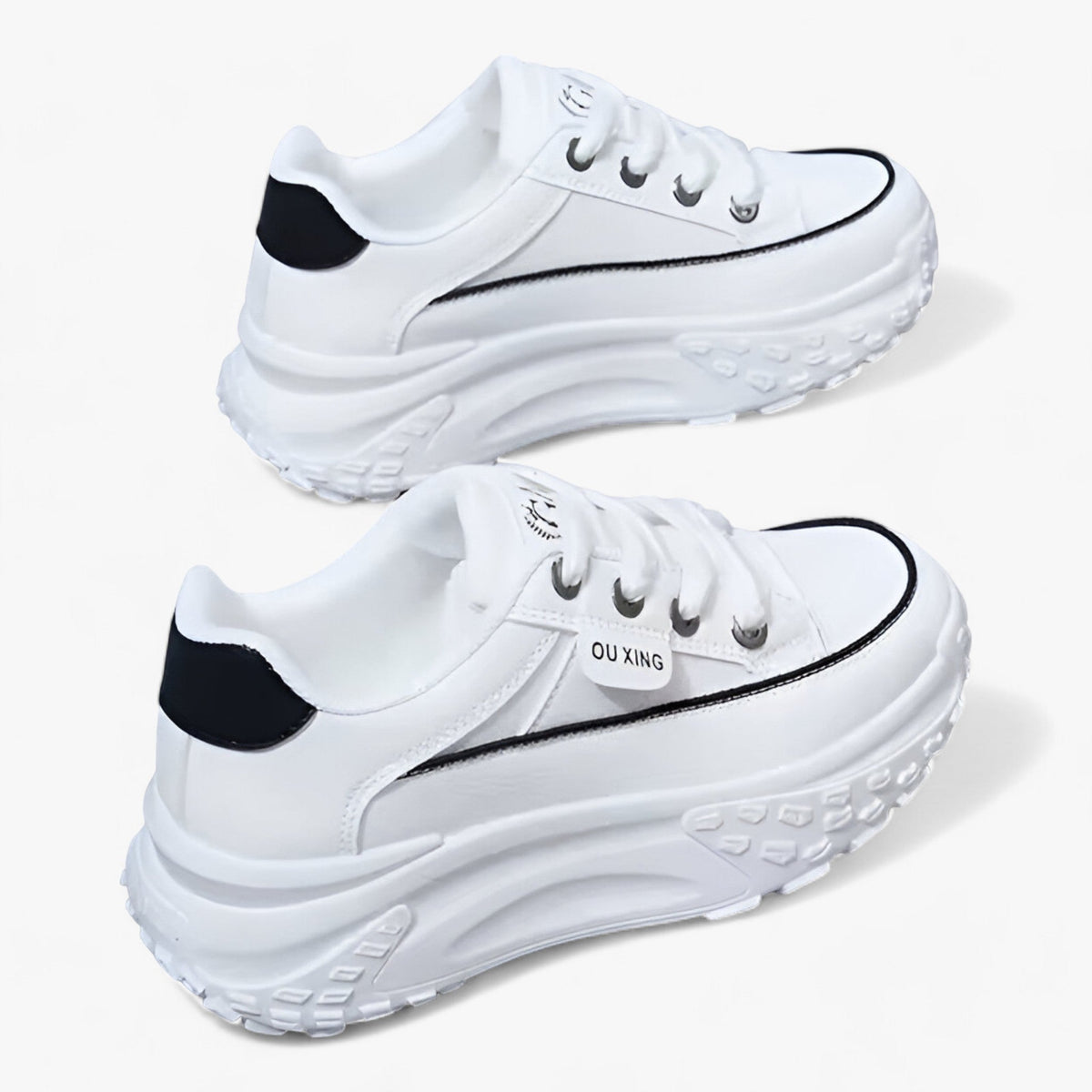 Retro Platform Sneakers - Vielseitige Mode