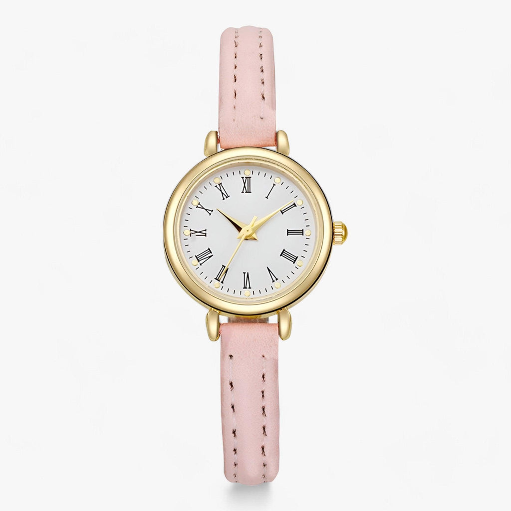 LUNA | Kleine runde Uhr - Schlichter Minimalismus für den Alltagsstil