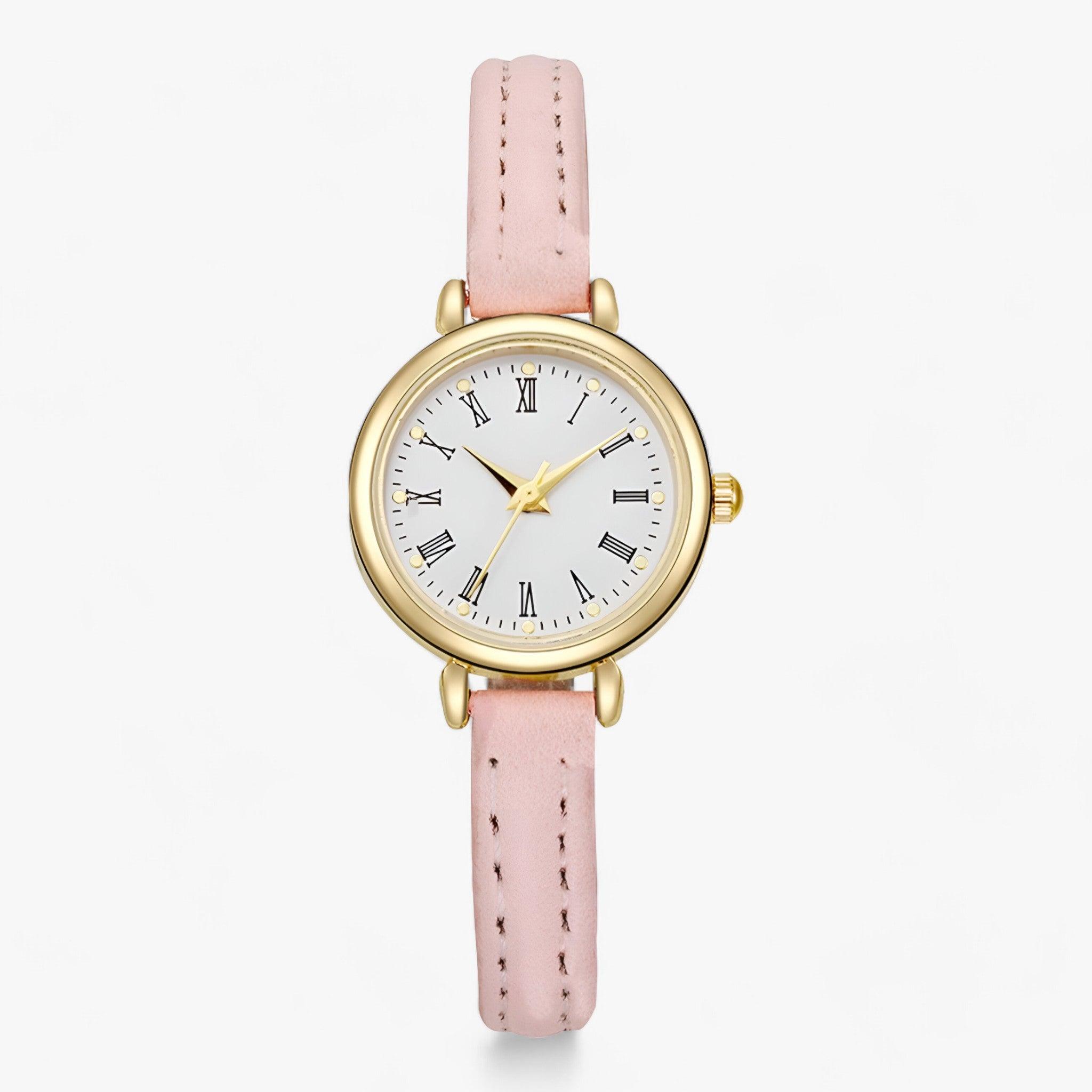 LUNA | Kleine runde Uhr - Schlichter Minimalismus für den Alltagsstil