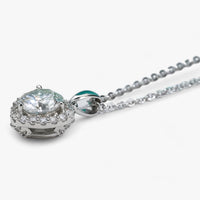 Moissanite-Herzanhänger-Kette - Feiern Sie ewige Liebe