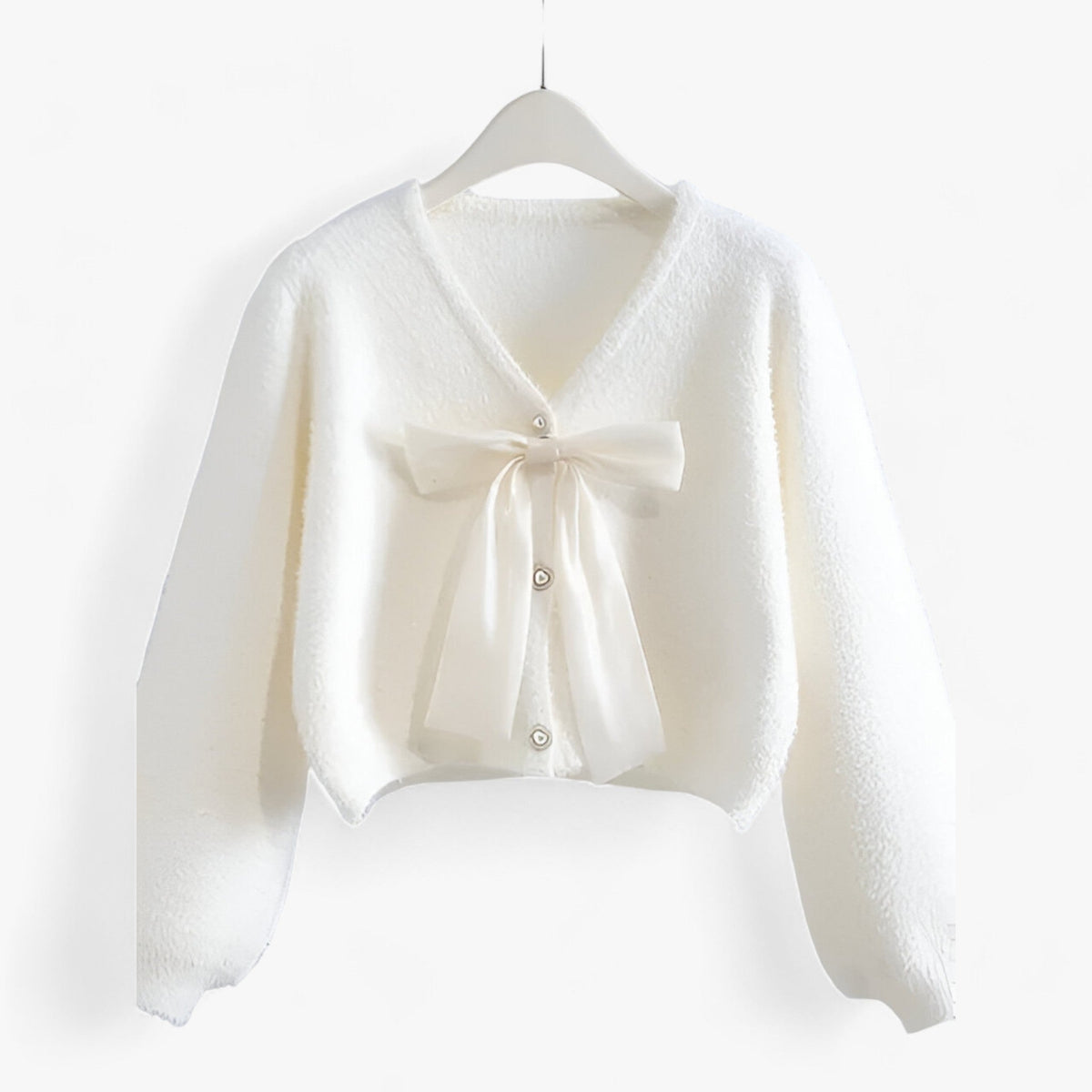Süßer rosa Cardigan - Kuschelige Schichten mit raffinierten Akzenten