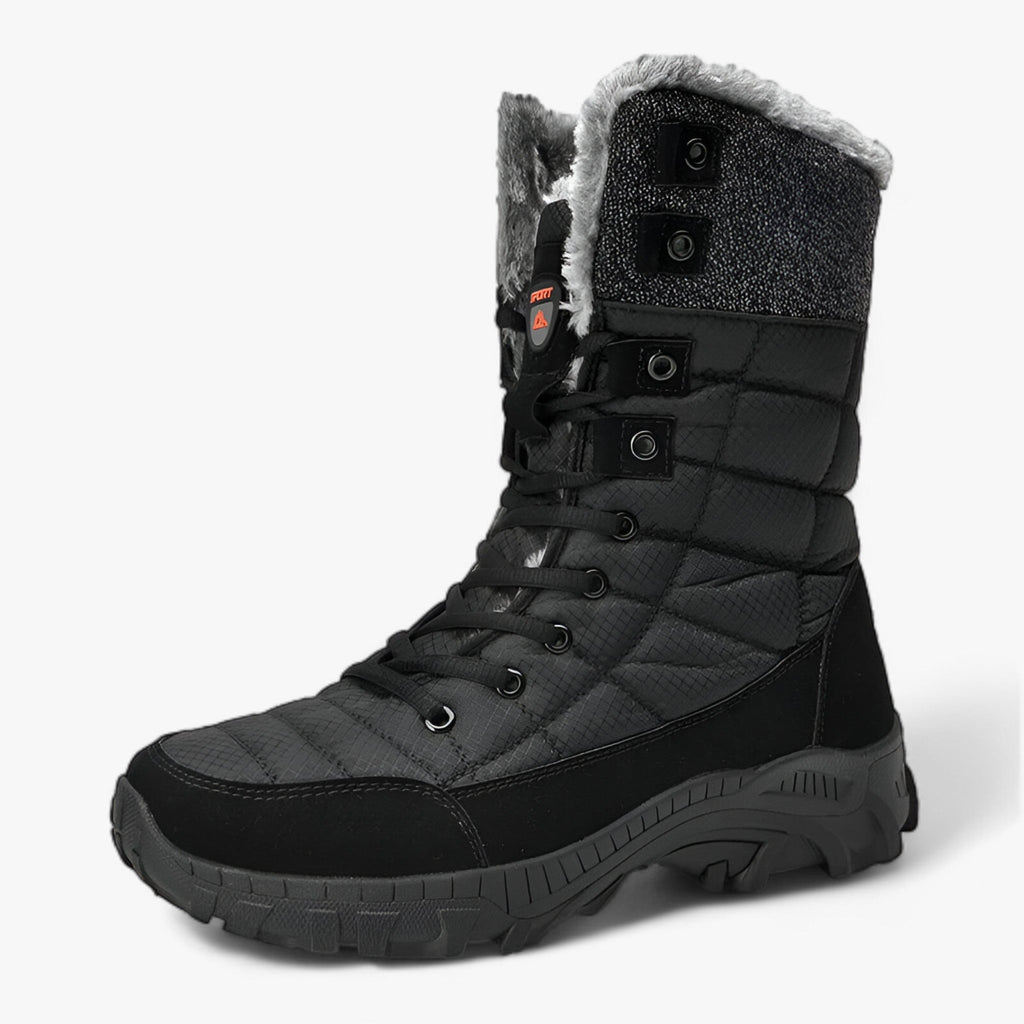 Hohe Lederstiefel für Schnee - Ultra Warm und Wasserdicht für Herren