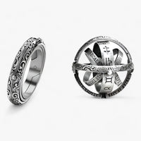 Rotierender kosmischer Ring – kreatives Design