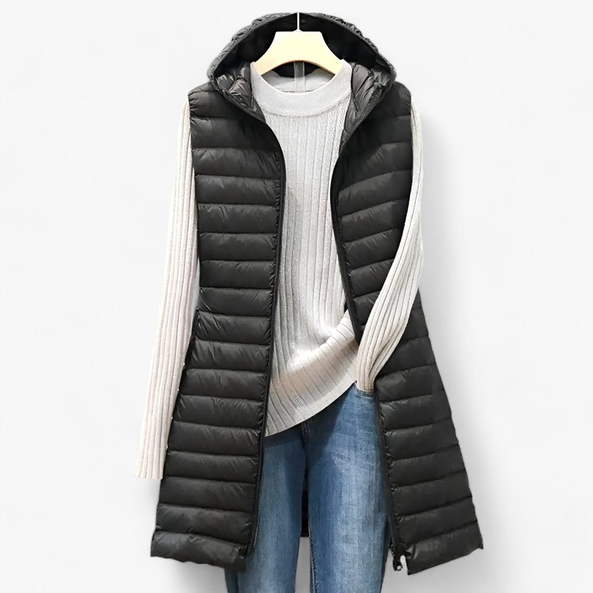 Gilet Mantel für Frauen - Gemütliche Wärme Mittellang