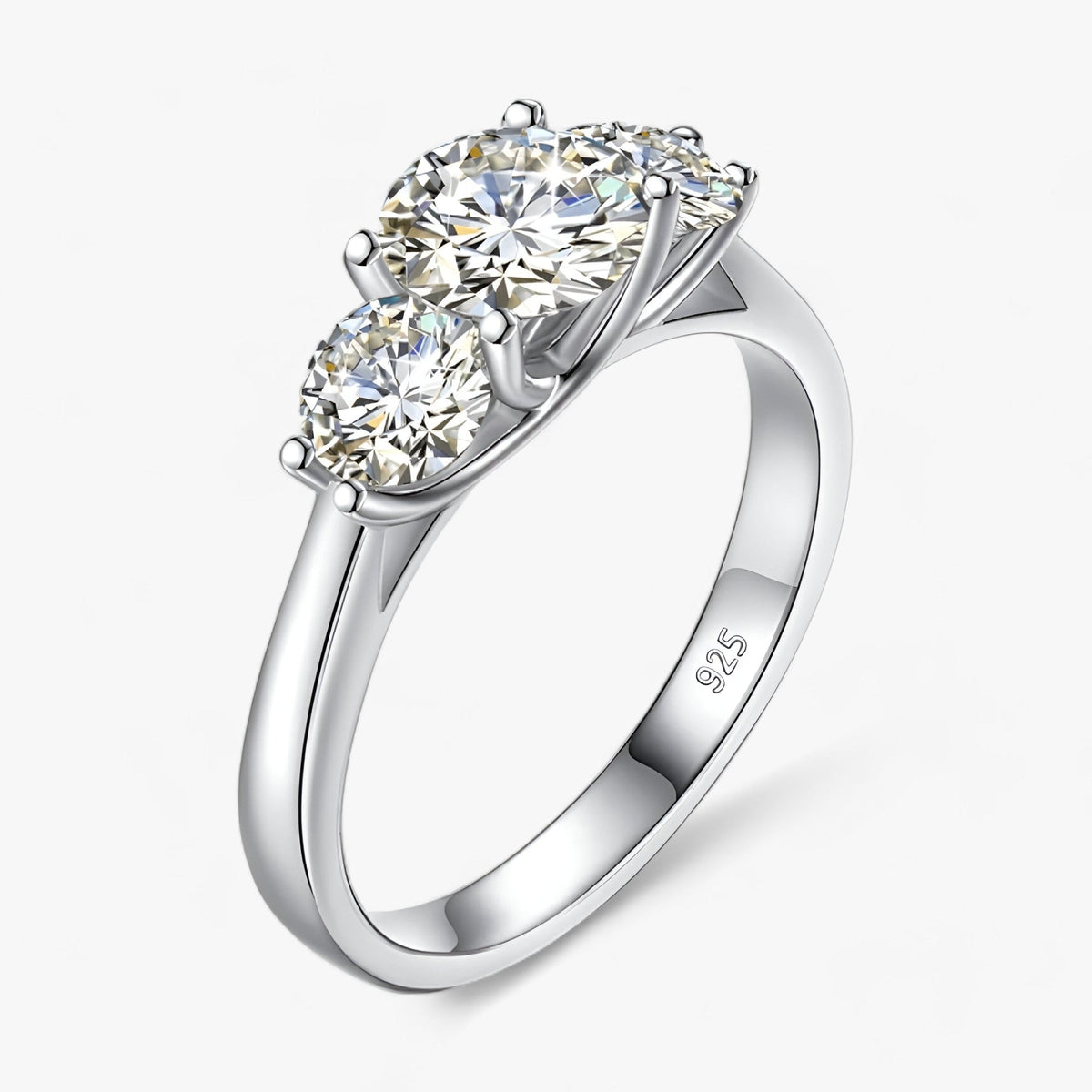 Gelbgold Moissanit-Ring - Strahlender Luxus