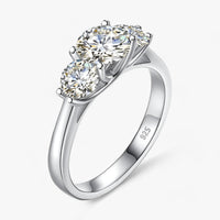 Gelbgold Moissanit-Ring - Strahlender Luxus
