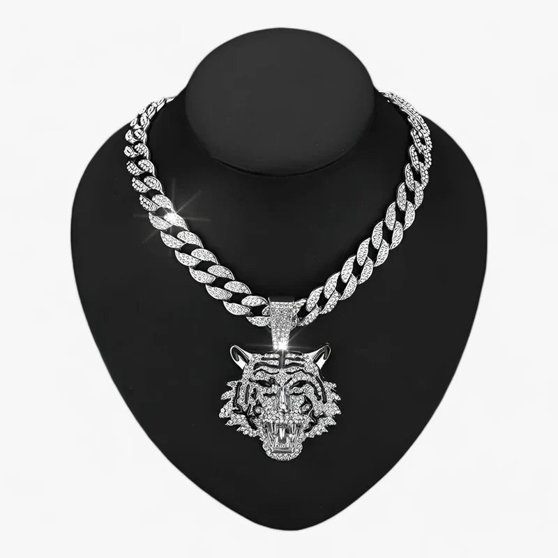 DOMINANT | Hip-Hop Collier - Markanter Tigerkopf-Anhänger