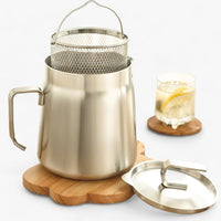 PureEase | 2-in-1 Ölfiltertopf - Doppelter Nutzen für Einfaches Kochen
